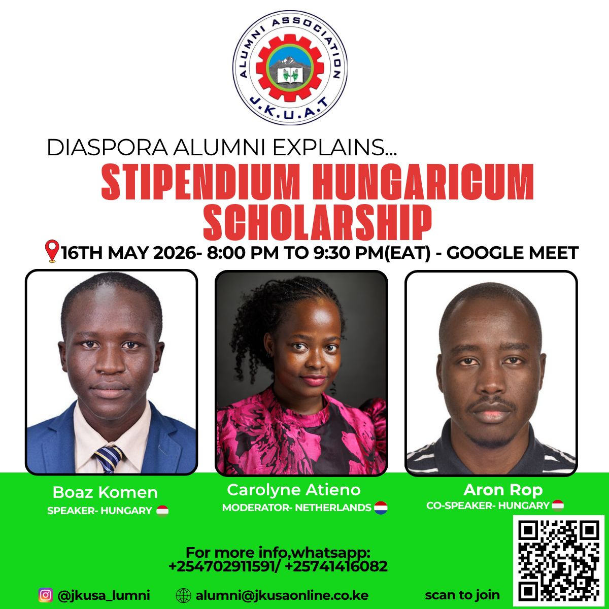 Infosession: STIPENDIUM HUNGARICUM SCHOLARSHIP