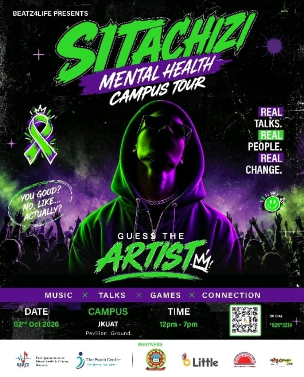 Event banner for Sitachizi Mental Health Campus Tour